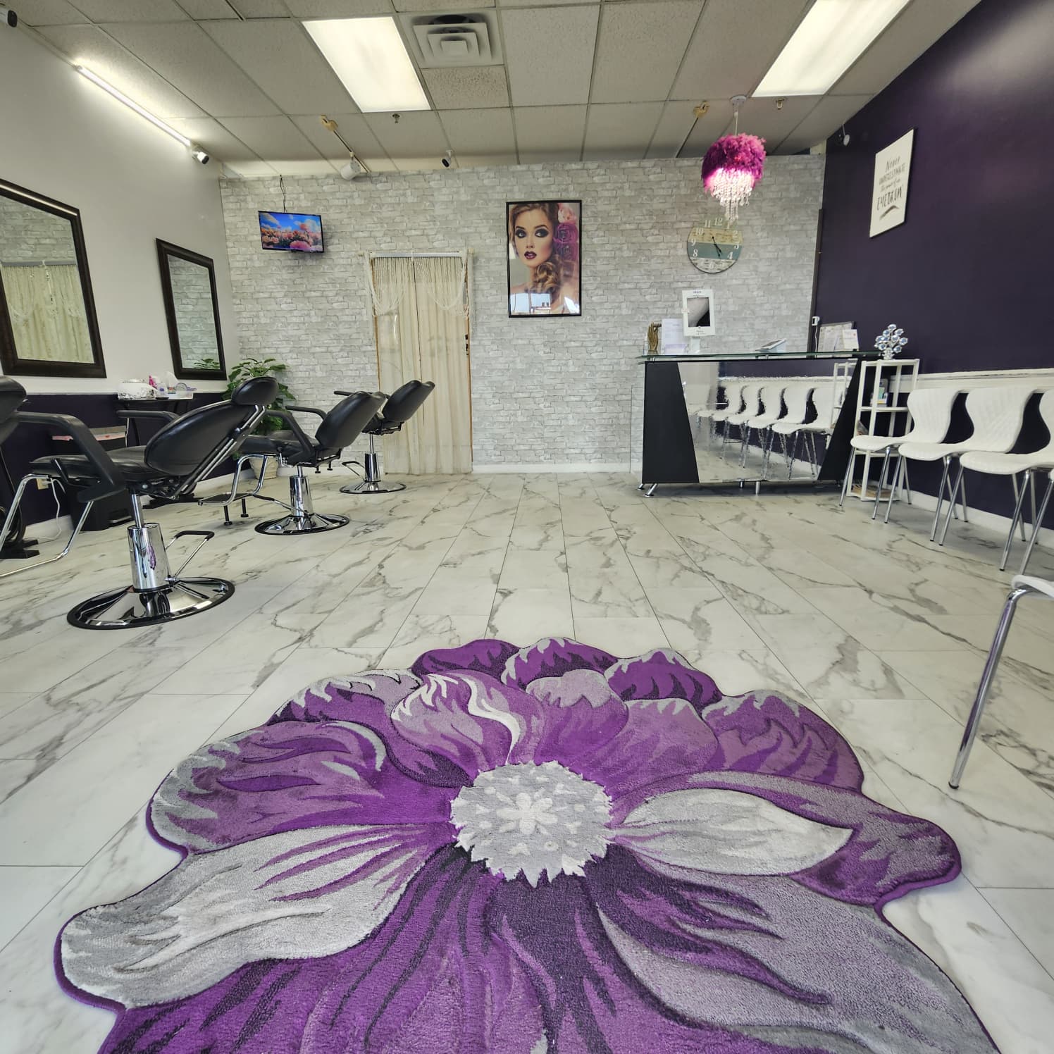 Interior of Ana's Eyebrow salon